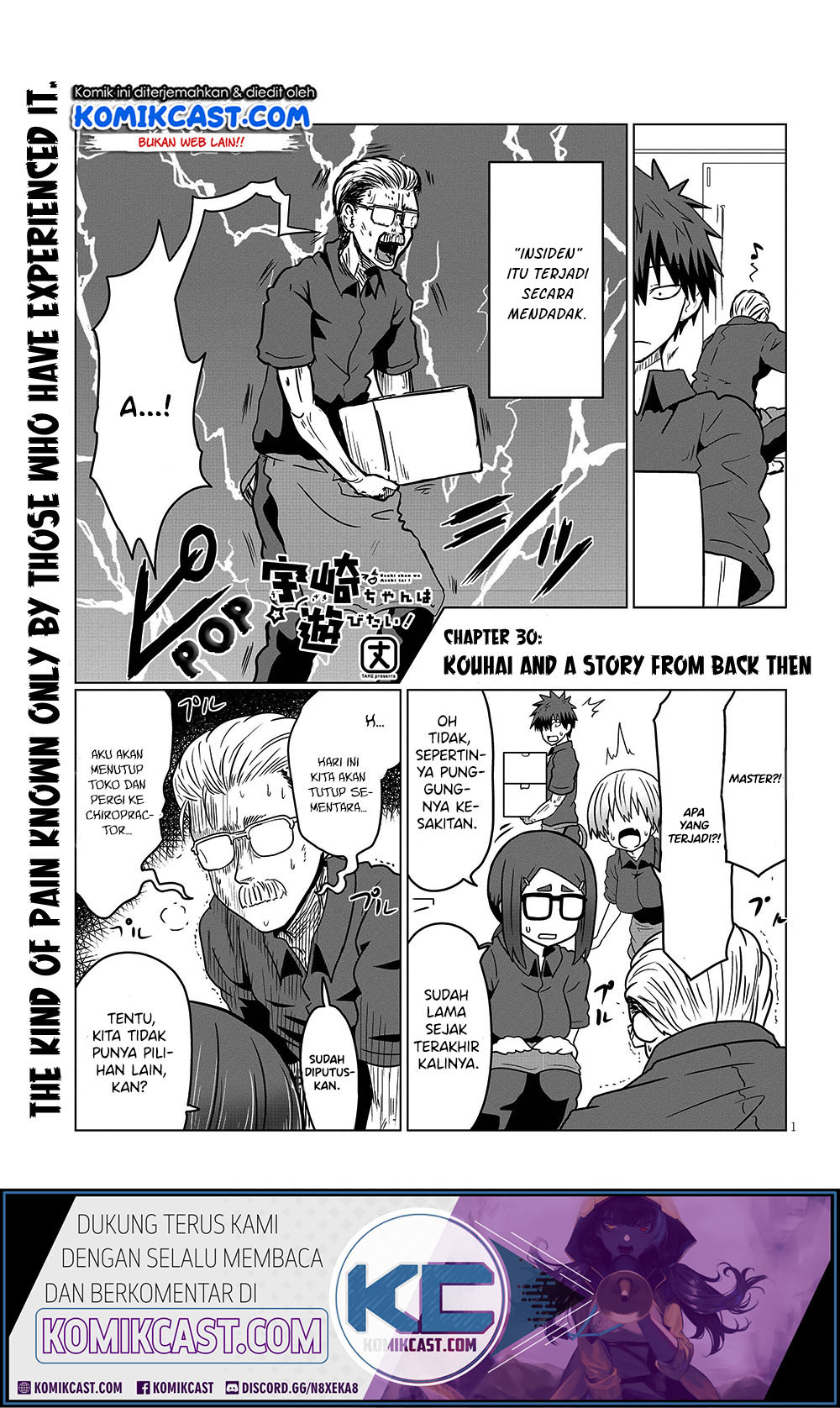 Uzaki-chan wa Asobitai! Chapter 30 Bahasa Indonesia